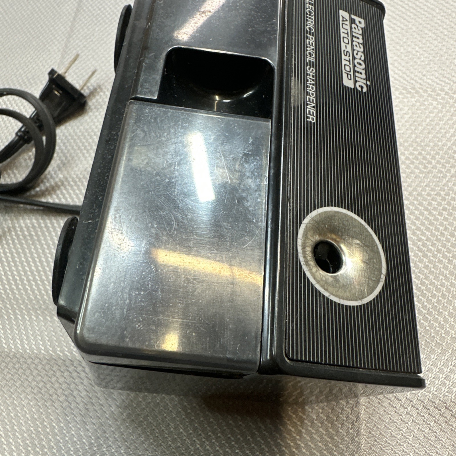 VTG Panasonic KP-110 Electric Pencil Sharpener Tested and Works Black Japan