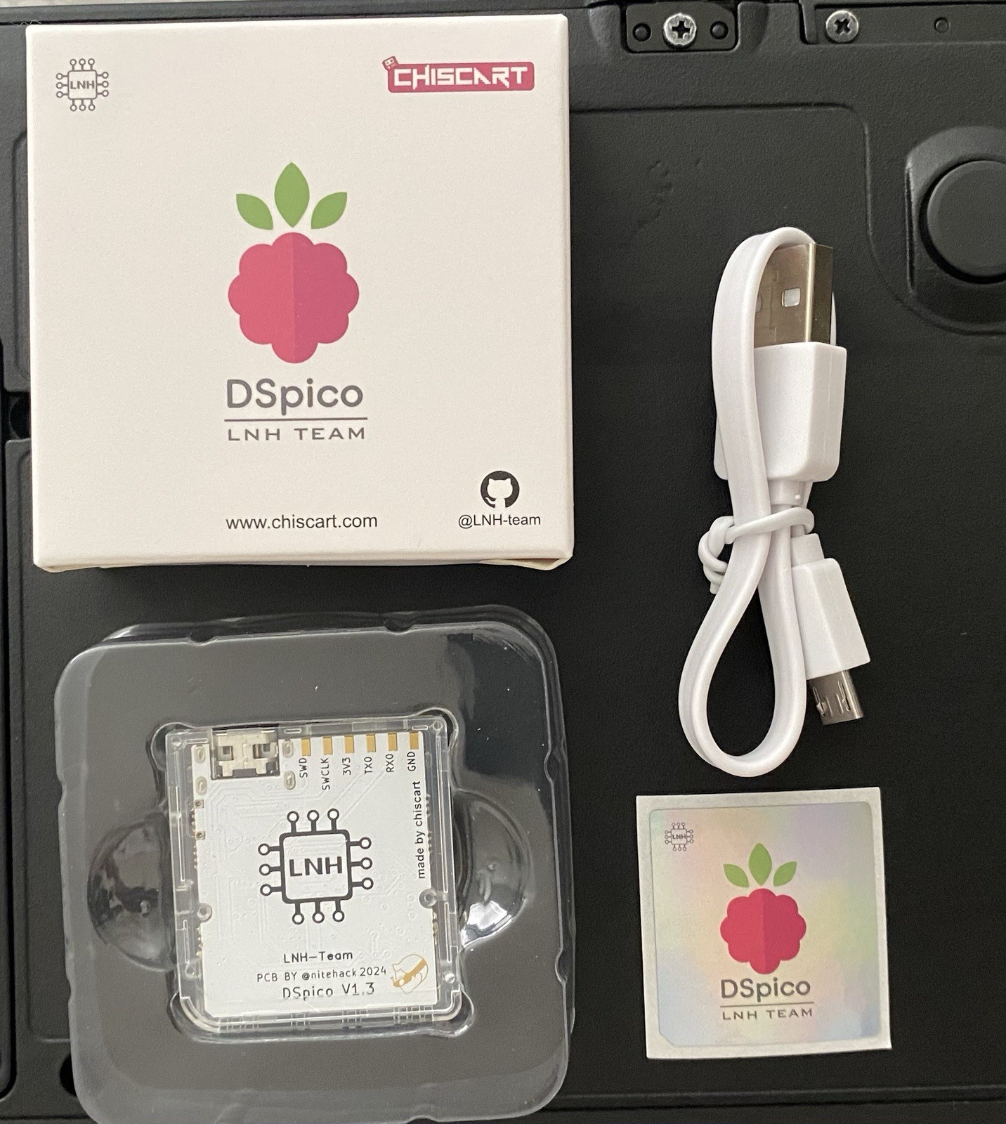 DS Pico Flash Cartridge for NDS/DSi/3DS Transparent Shell