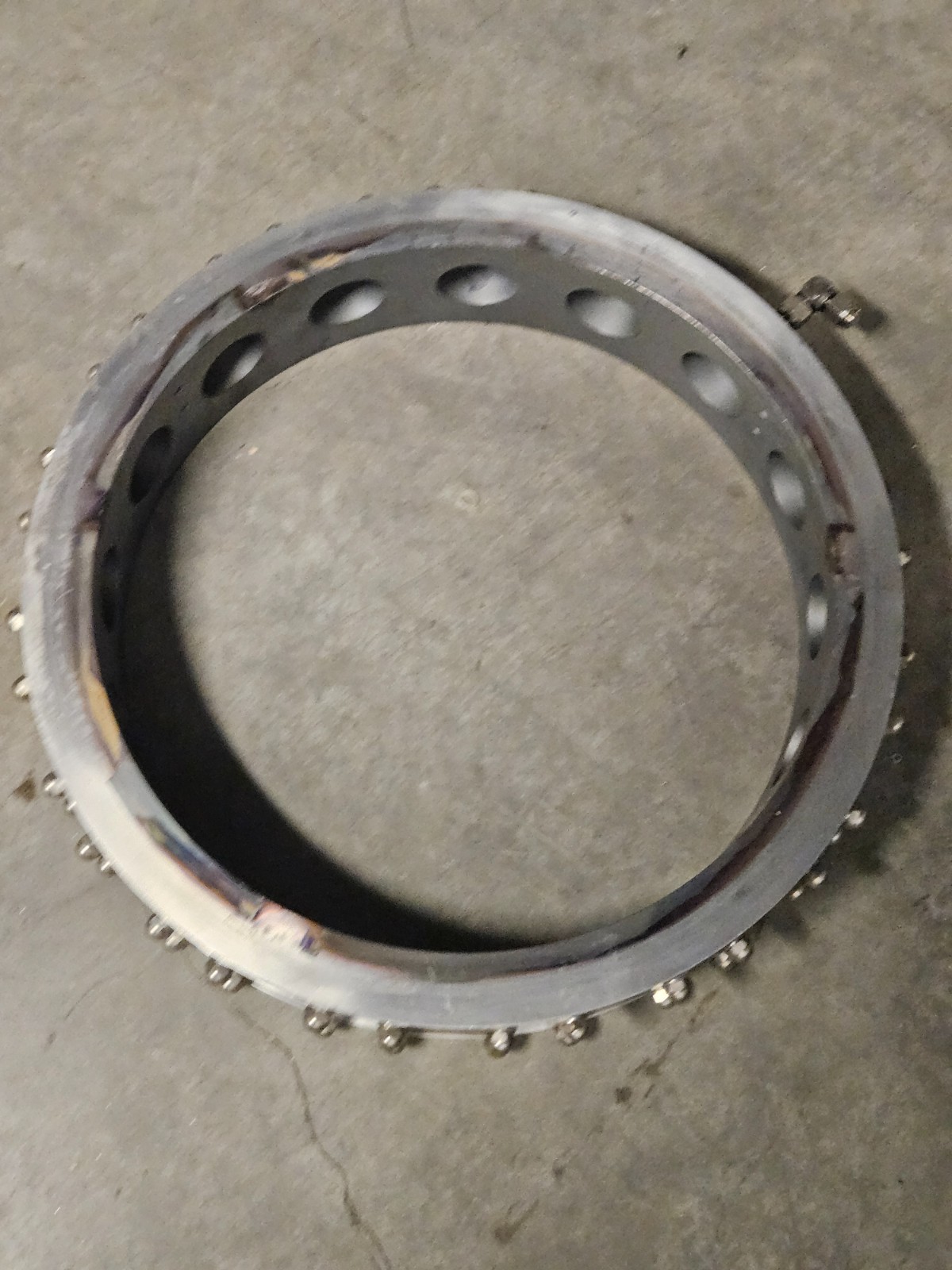 Airco Temescal BJD-1800 Bell Jar O-Ring Seal Flange