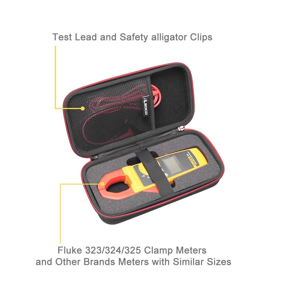 Professional-Grade Clamp Meter Case for Fluke 302/323/324/325 & KAIWEETS