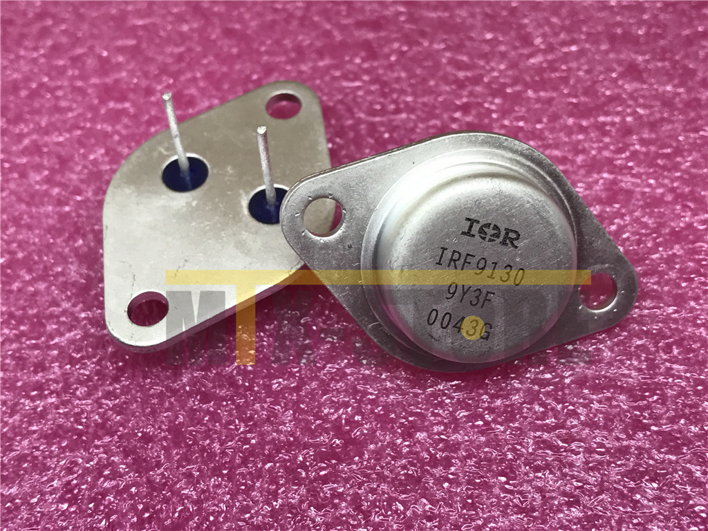 5PCS IRF9130 12A’ 100V’ 0,3ohm’ P-CHANNEL’ Si’ POWER’ MOSFET’ TO-204AA
