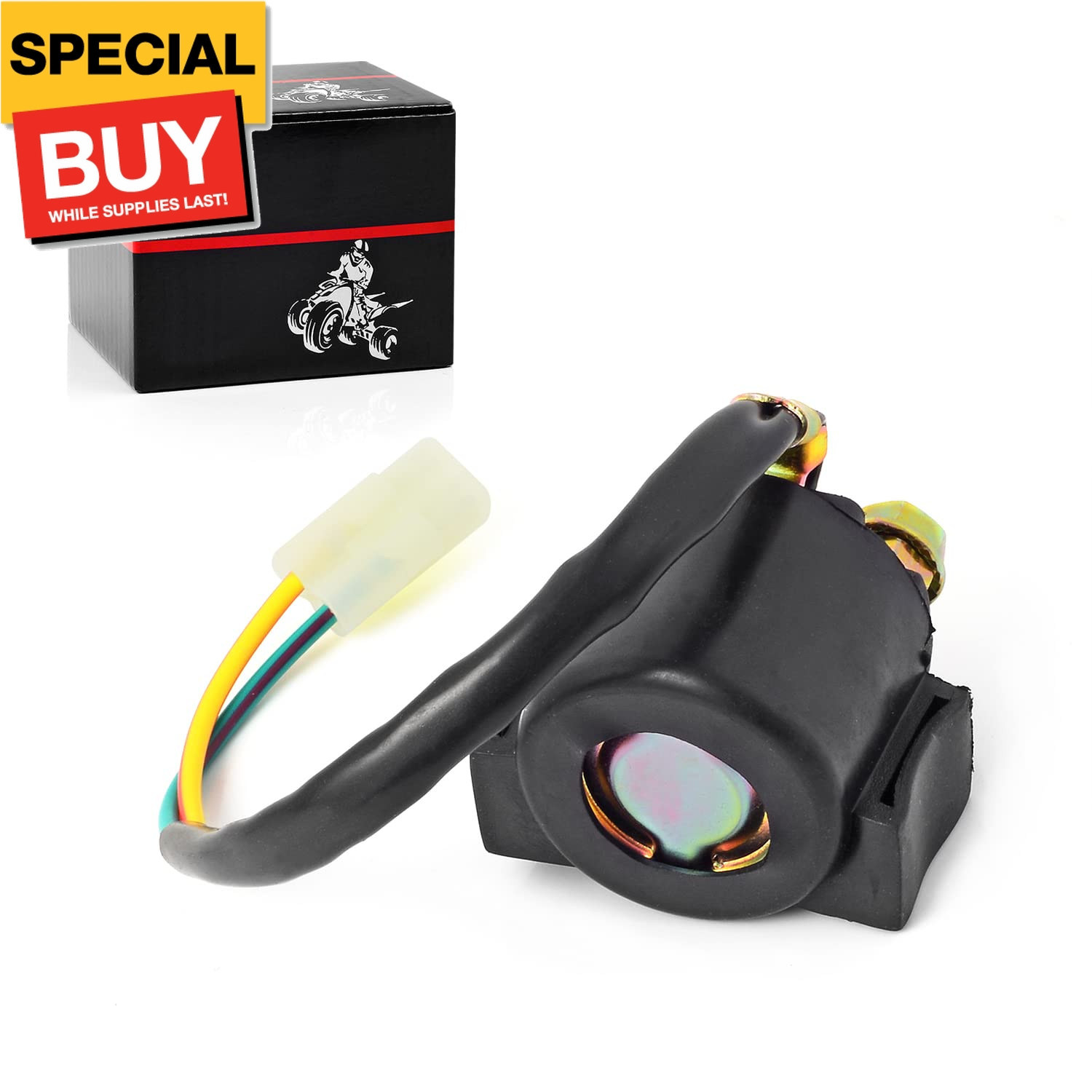Solenoid Starter Relay Compatible with Honda 450ES 450S 350ES 350S Rancher Forem
