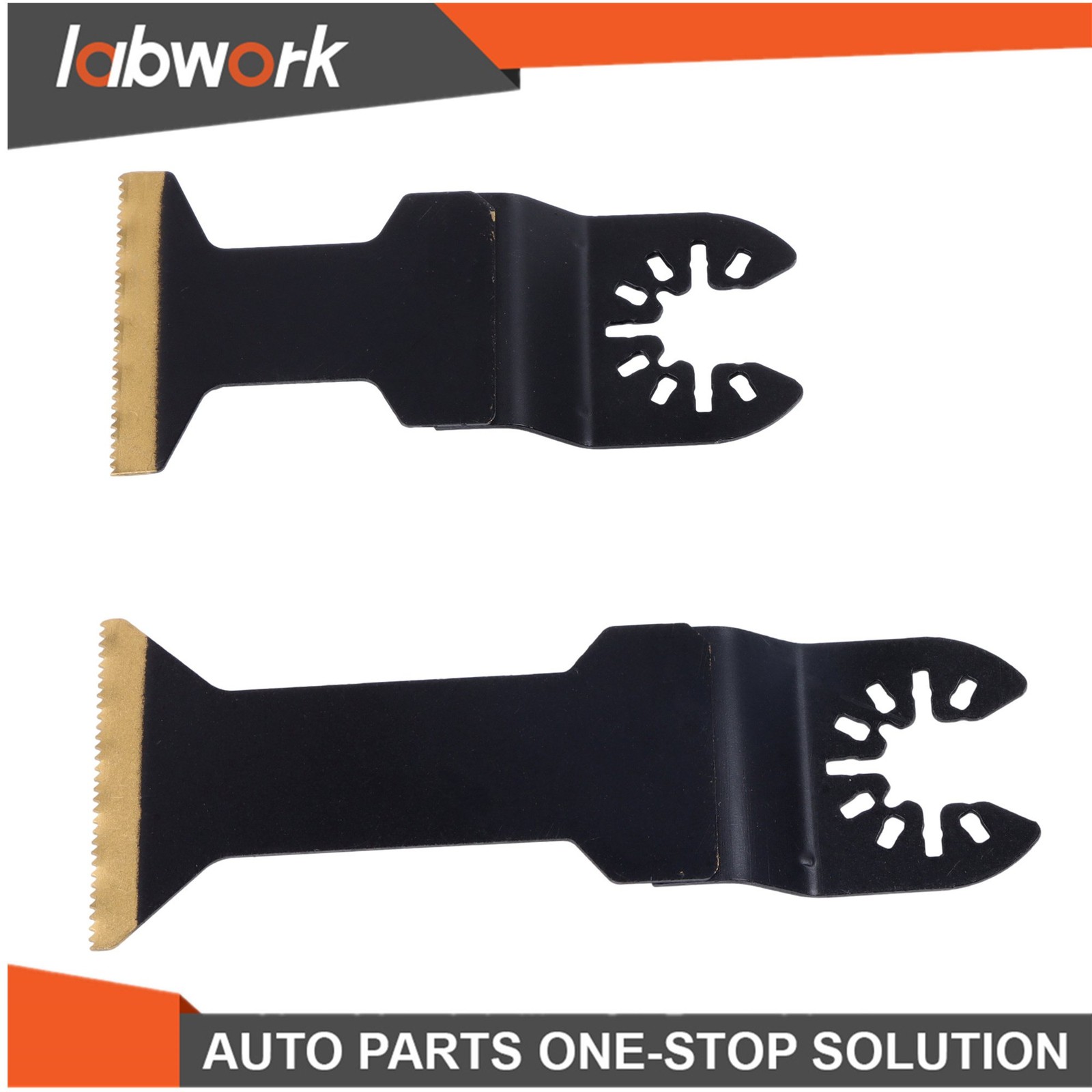 Labwork 12 Pcs Titanium Oscillating Saw Blades Extended Metal Cutting Blades
