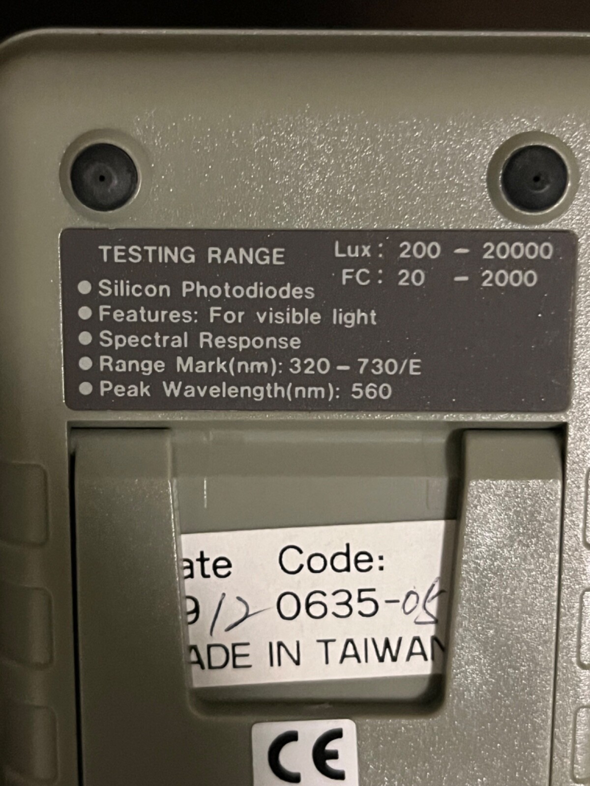 SPER Scientific Light Meter LUX/FC – Model 840020 – Used Working Condition Case