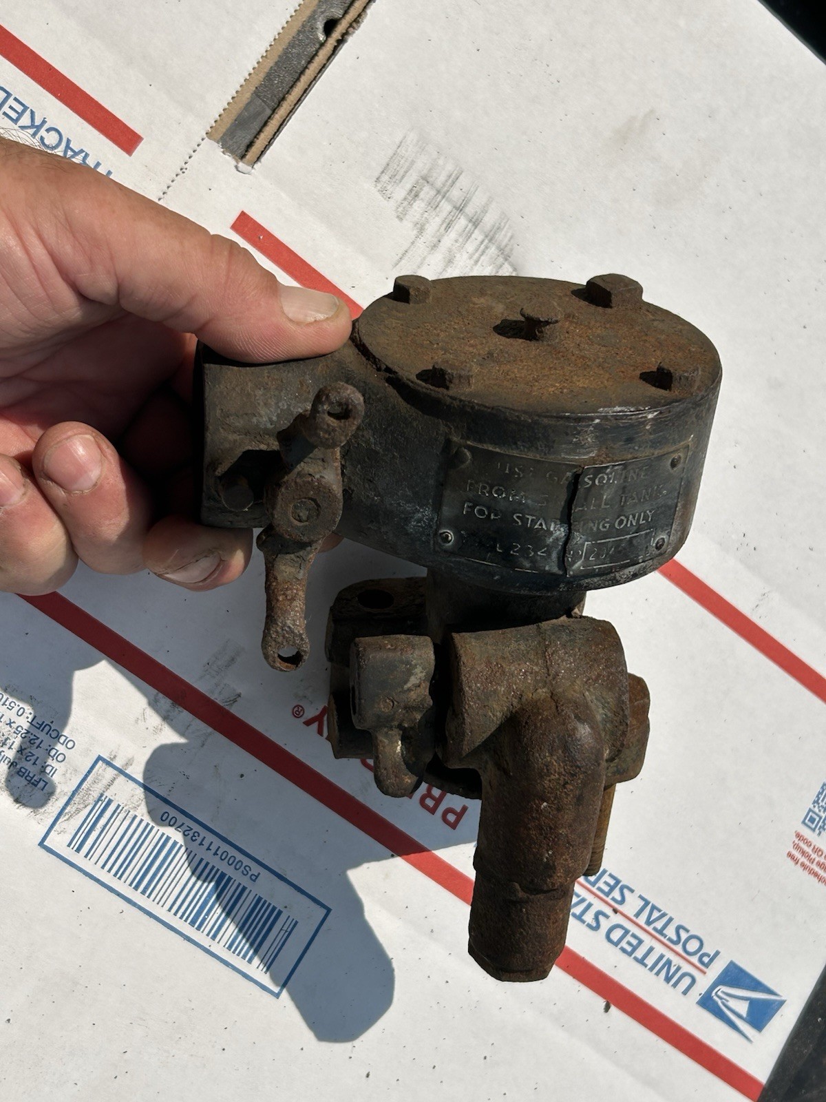 Early Fordson F Holley 234 Vaporizer Carburetor antique tractor 1917-1922