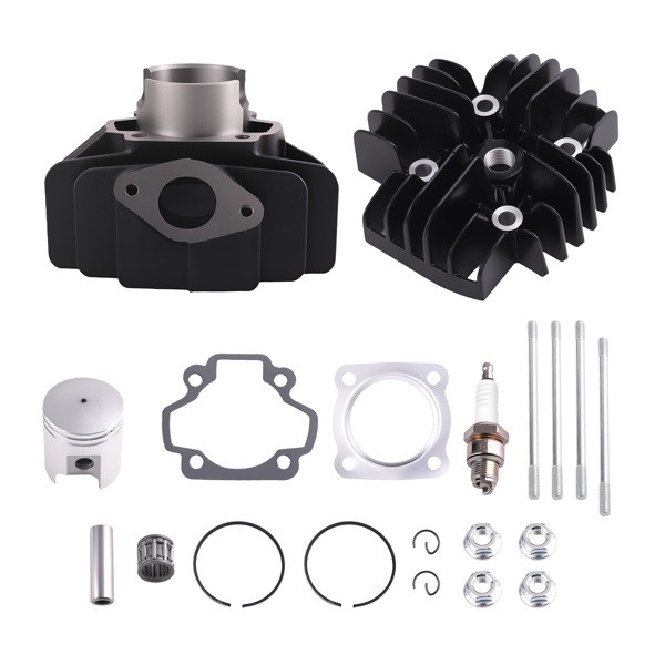 60cc Big Bore Cylinder Piston Gaskets Stud Top End Kit Fit for Yamaha PW 50