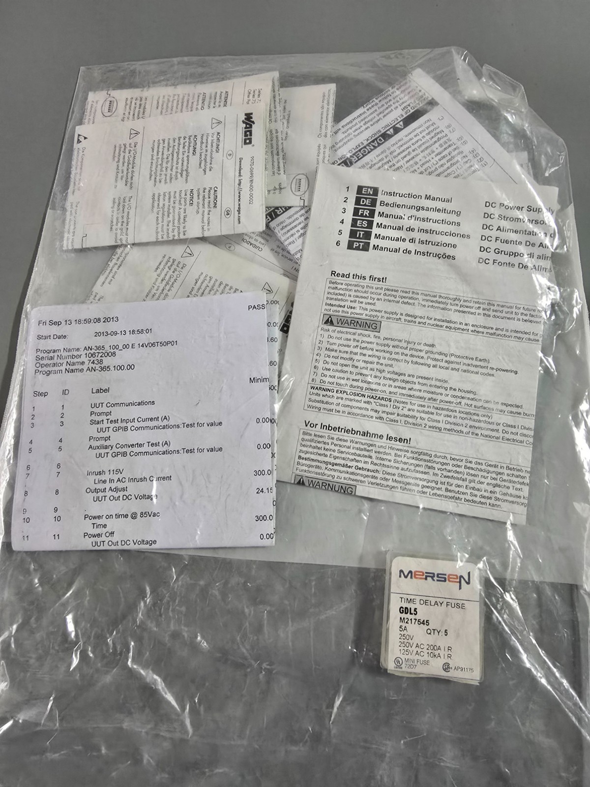 Industrial PLC Control Cabinet WAGO 750-881 | PULS PSU | Schaffner | Docs Incl.