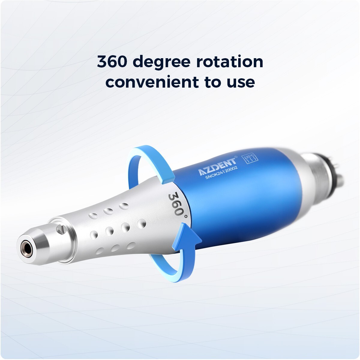 Dental Hygiene Prophy Handpiece Air Motor 4 Holes & 4:1 Nose cone