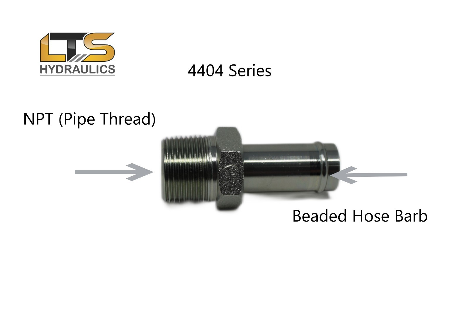 New Male Hose Barb x Male NPT Pipe Steel Fitting Multiple Sizes Available 4404