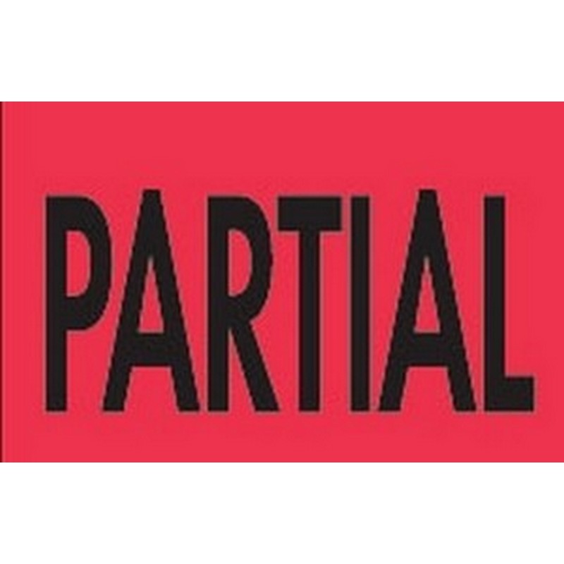2″ x 3″ Partial Labels (500 per Roll)