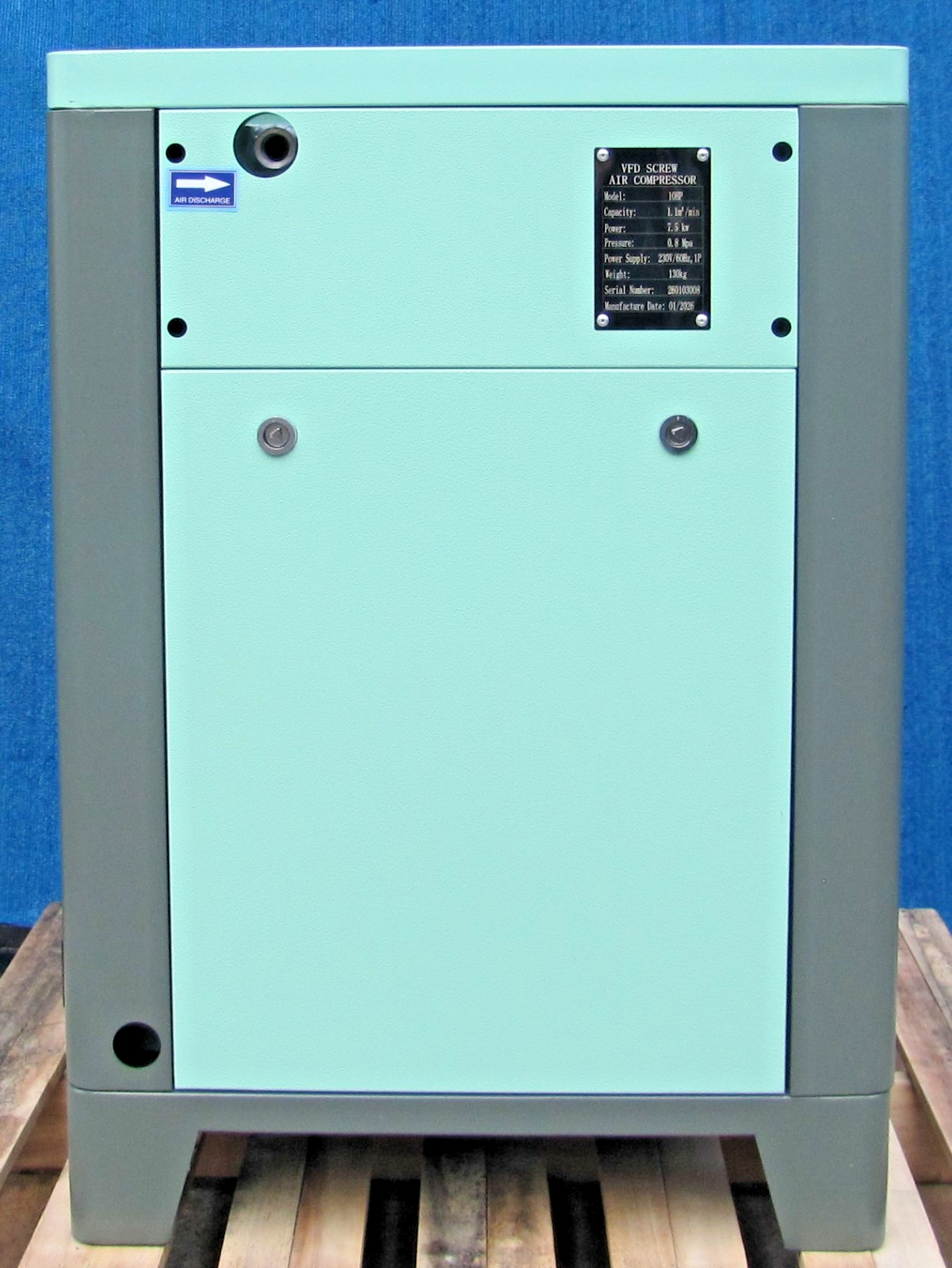 2026 Maximus 10 HP Rotary Screw Air Compressor VFD 230V Single Phase