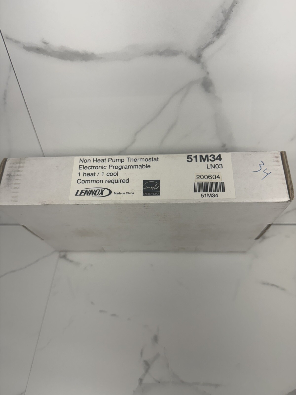 Lennox Model 51M34 NON HEAT PUMP Programmable Thermostat 1 Heat / 1 Cool FreShip