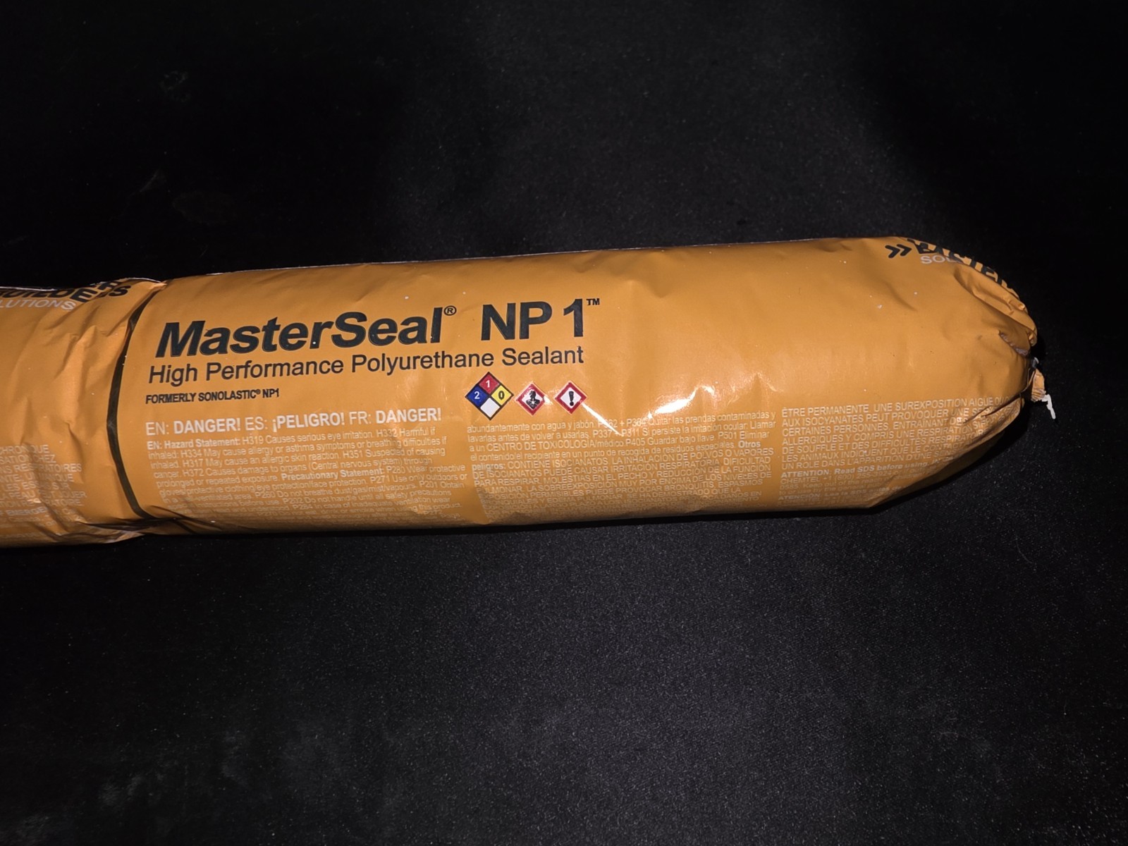 (8) White MasterSeal NP 1 High Performance Polyurethane Sealant Sausage Pack