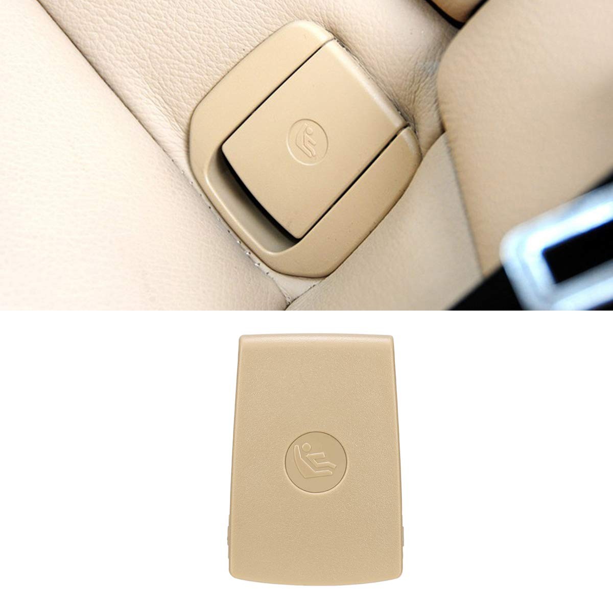 Jaronx for BMW Child Seat Anchor Cover, Rear Row Seat Safety Belt Anchor Cove…