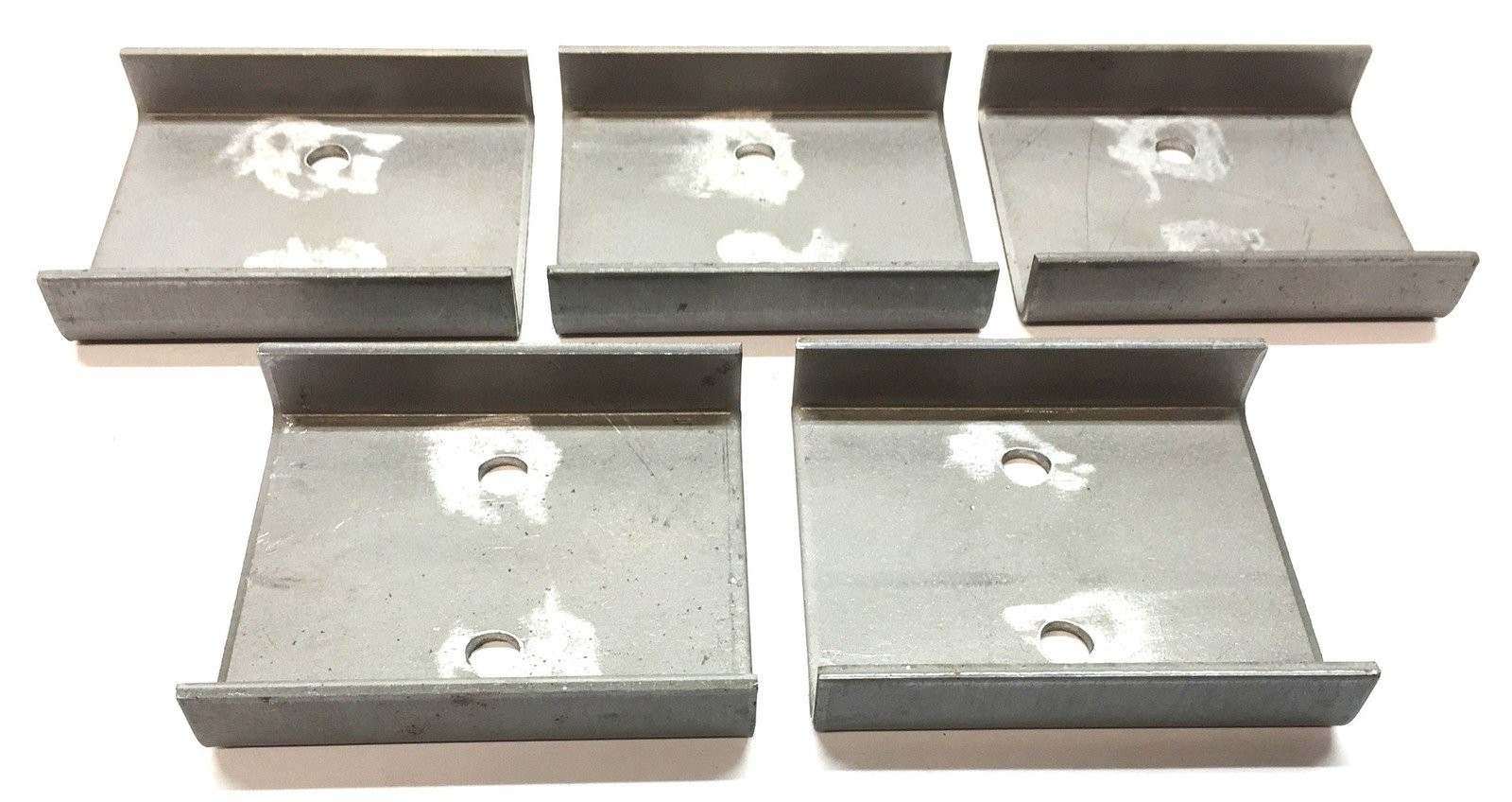 Unbranded 2.77″ x 2.37″ x 0.095″ Steel Channel Bracket [Lot of 5] NOS