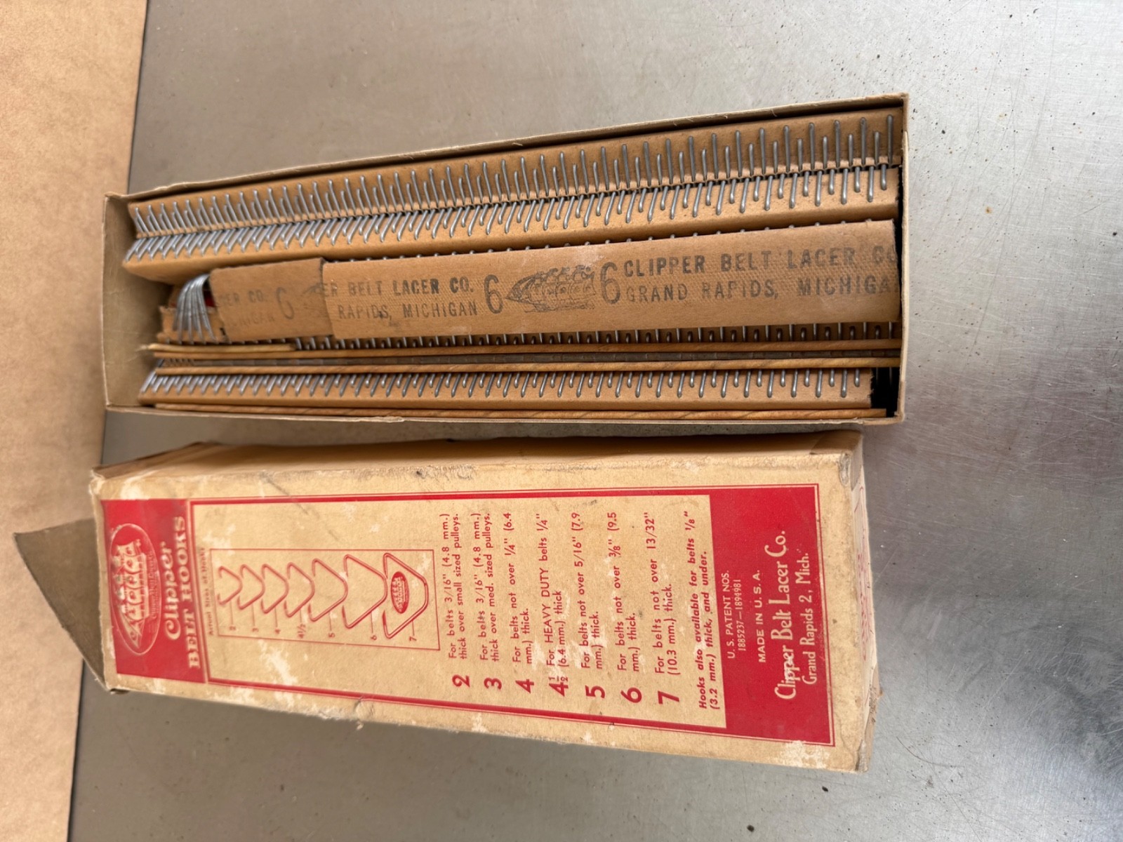 Clipper Belt Fasteners Hook Size #6 – FREE SHIPPING