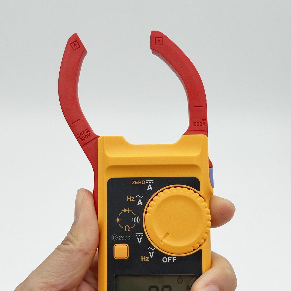 Fluke 301E AC/DC Clamp Meter 1000A AC/DC Voltage 600V Backlight Resistance Diode