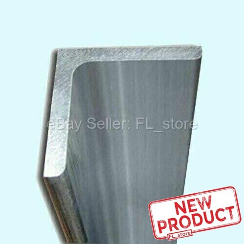 Aluminum Angle 3/8″ x 3″ x 3″ x 4 Feet Unpolished Alloy 6061 90 Degrees Stock