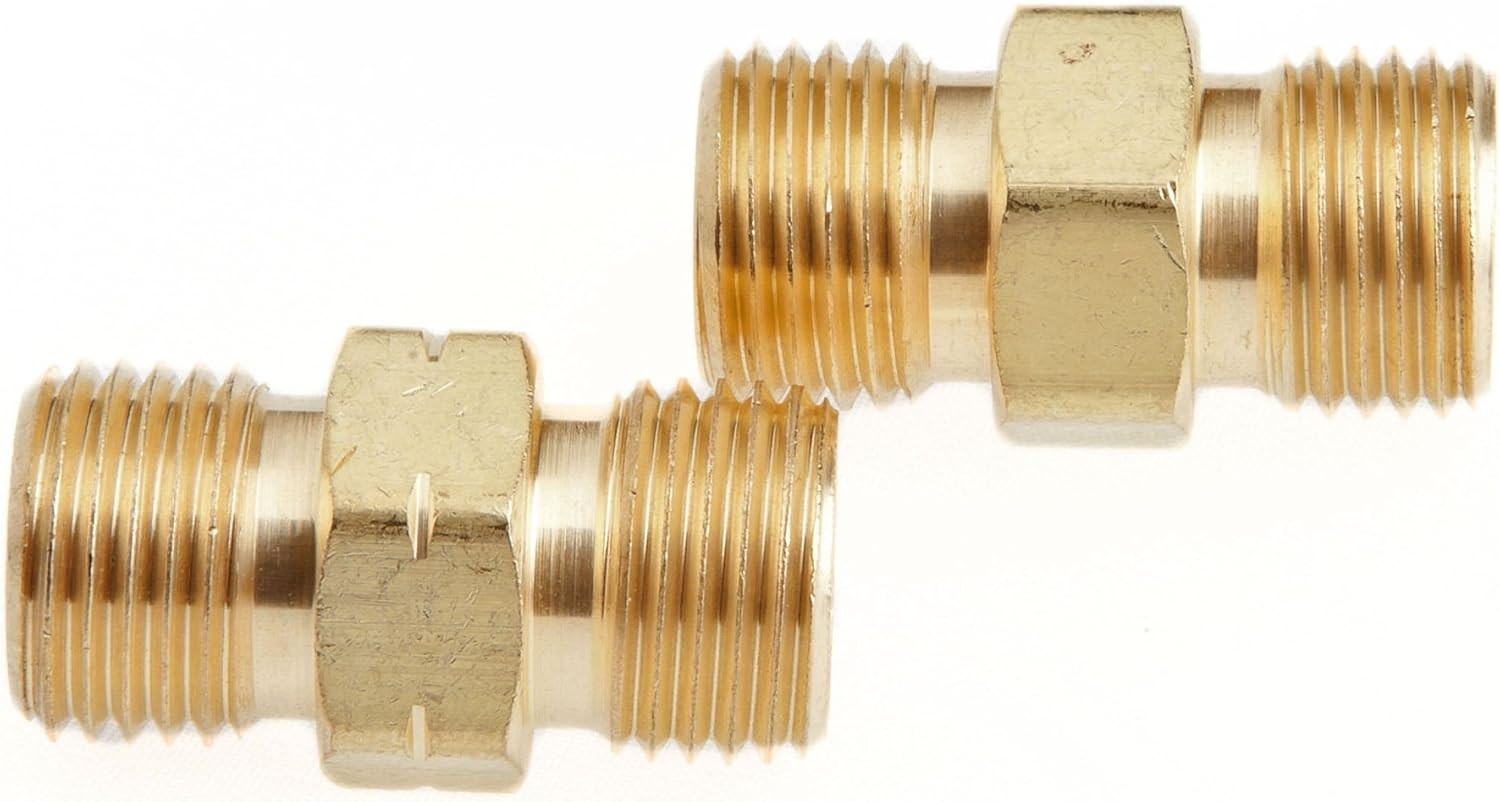 2-Piece Hose Coupler Set for Oxygen Acetylene – Durable Brass Fittings
