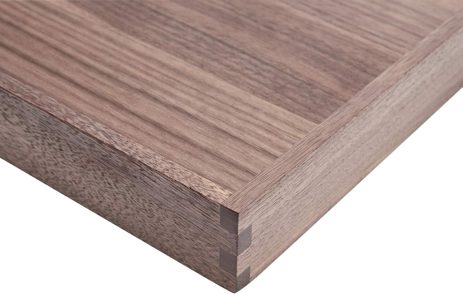 Elegant Black Walnut Wood Organizer Tray for Desk & Drawer Storage