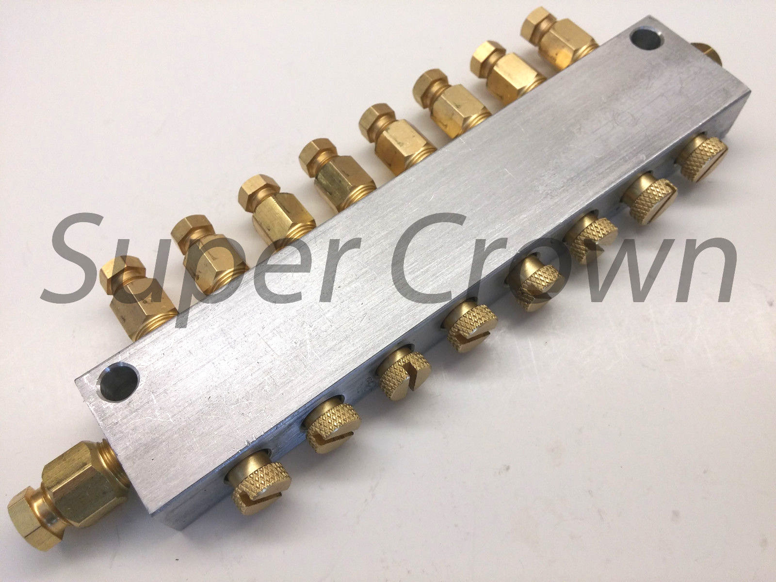 Adjustable Aluminum Lube Oil Joint Manifold Seat Bijur Grinder Showa CNC7 8 10 1