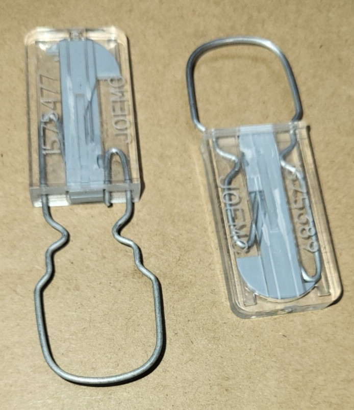 Lot of 10 Clear Electric Meter Box Seal Tags