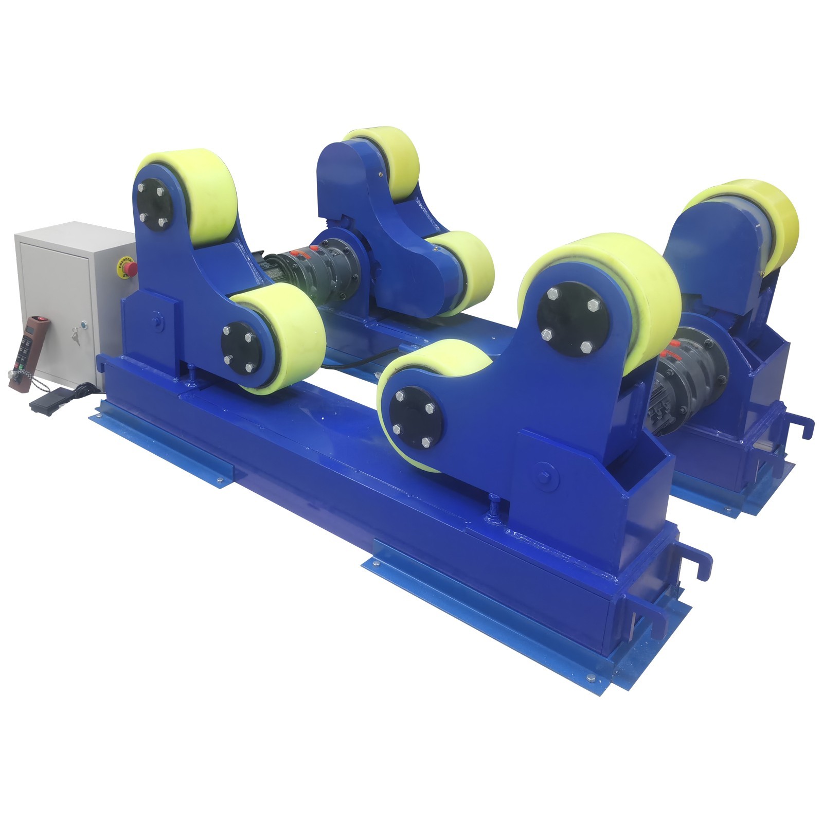 5Ton Welding Turning Roller Positioner 220V Remote Control Turning Rolls Support