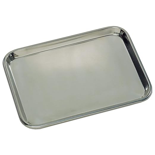 Grafco Stainless Steel Instrument Tray, Extra-Large Size