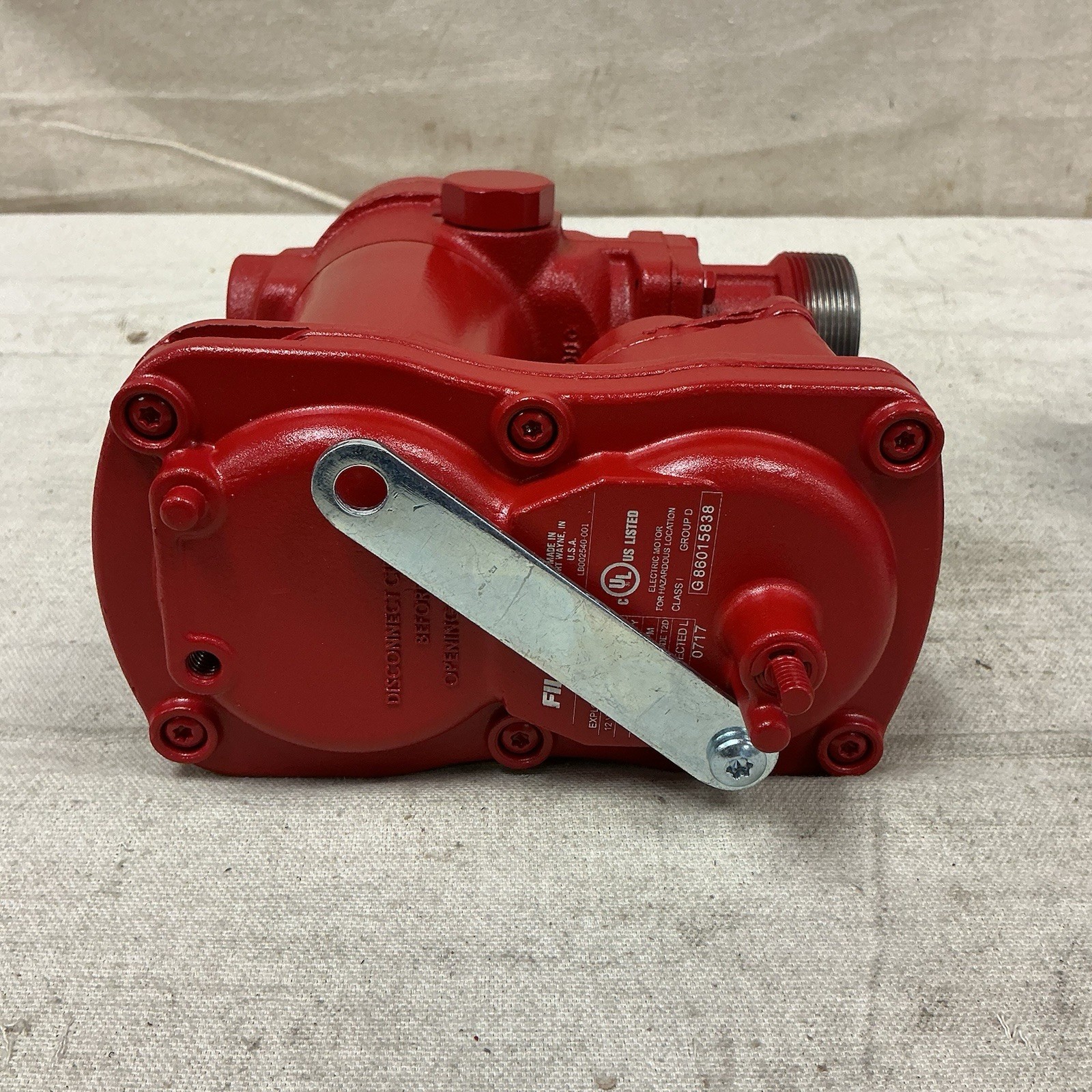 FILL-RITE FR1204H Electric Drum Pump 12V 1/4hp 15gpm Cast Iron