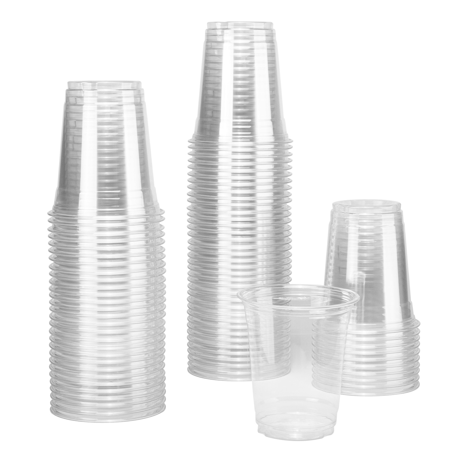 Karat 12oz PET Plastic Cold Cups (92mm) – 1,000 ct, C-KC12-S
