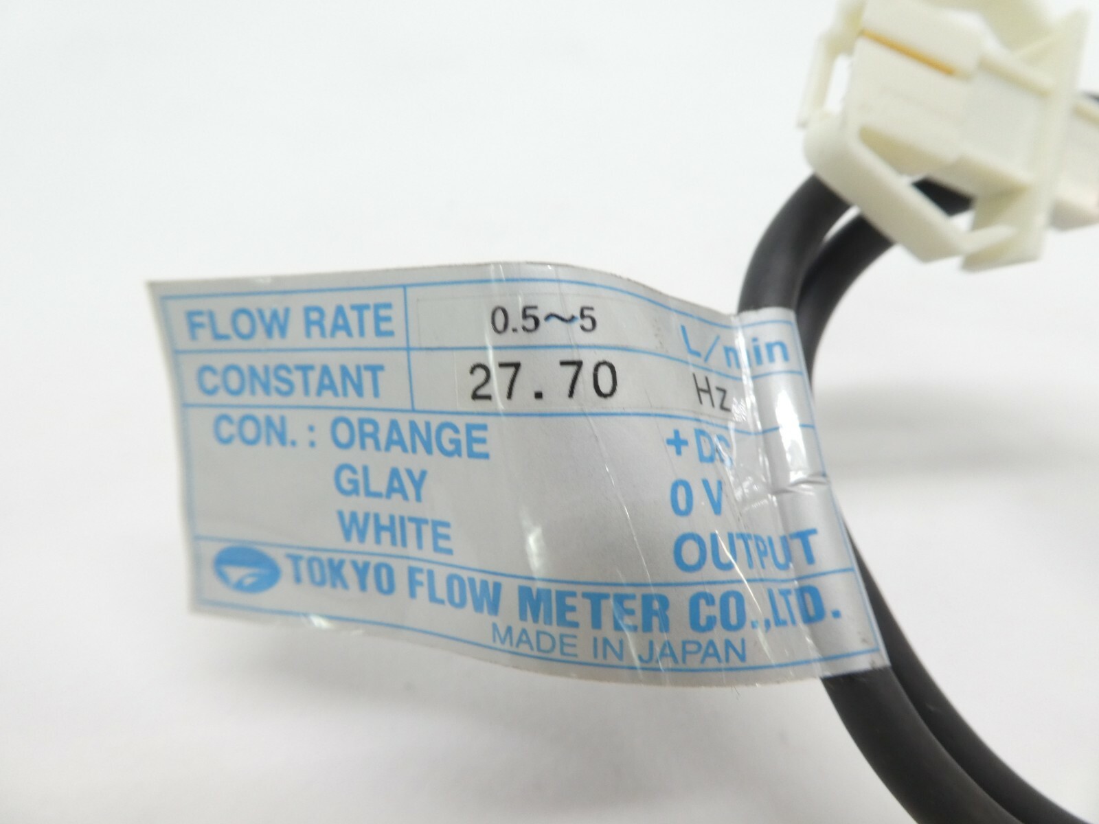 Tokyo Flow Meter HF-M30 Helical Inline Flow Meter 0.5 ~ 5 L/min Lot of 3 Working