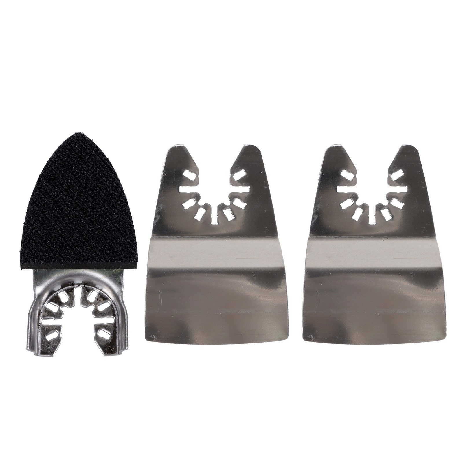 124 × pieces TITANIUM OSCILLATING BLADE SET MULTI-TOOL BLADES WITH SANDPAPER