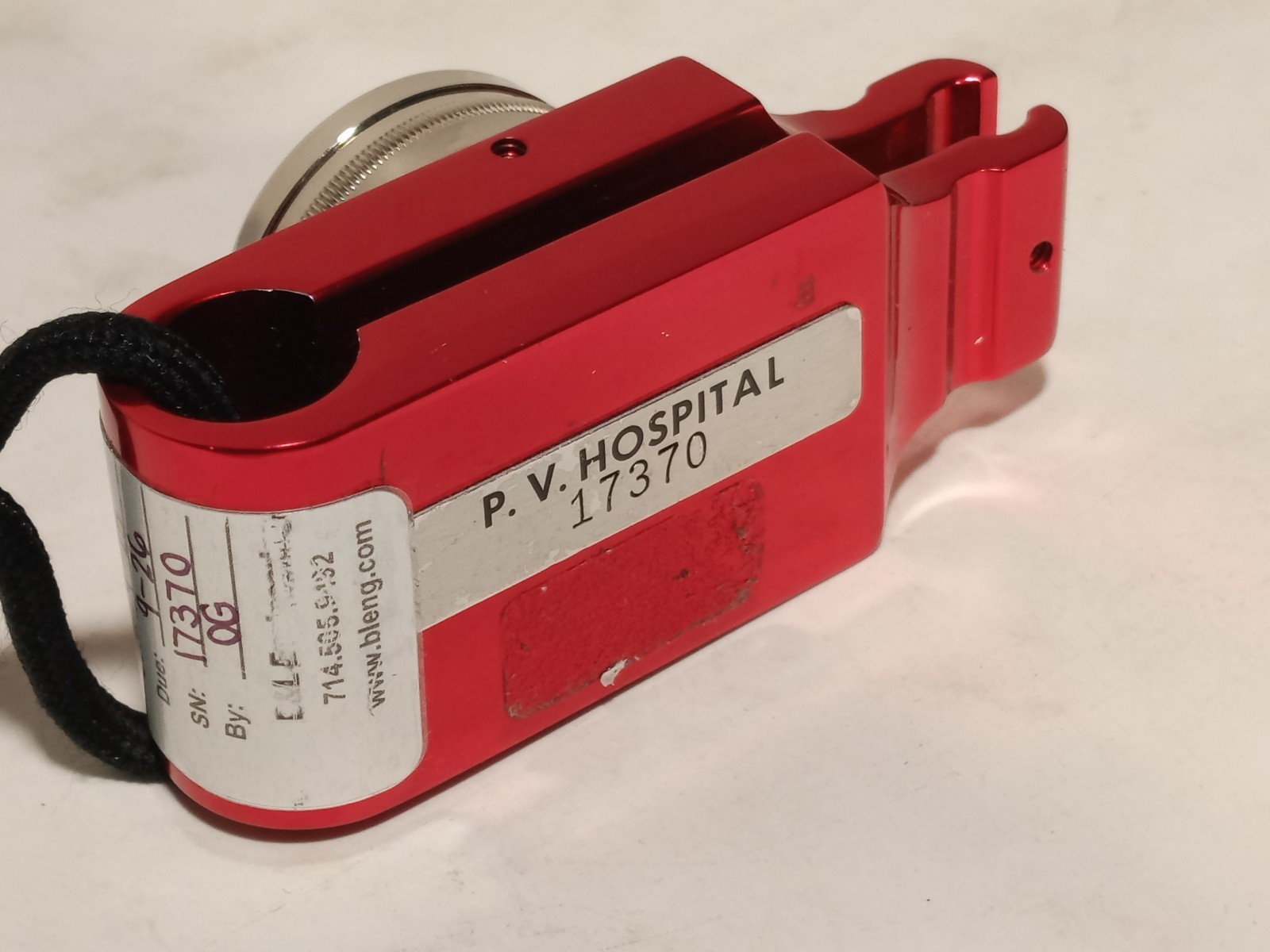 B&L Engineering PG-60 pinch gauge, 60 lb/24 kg hand strength tester red As shown