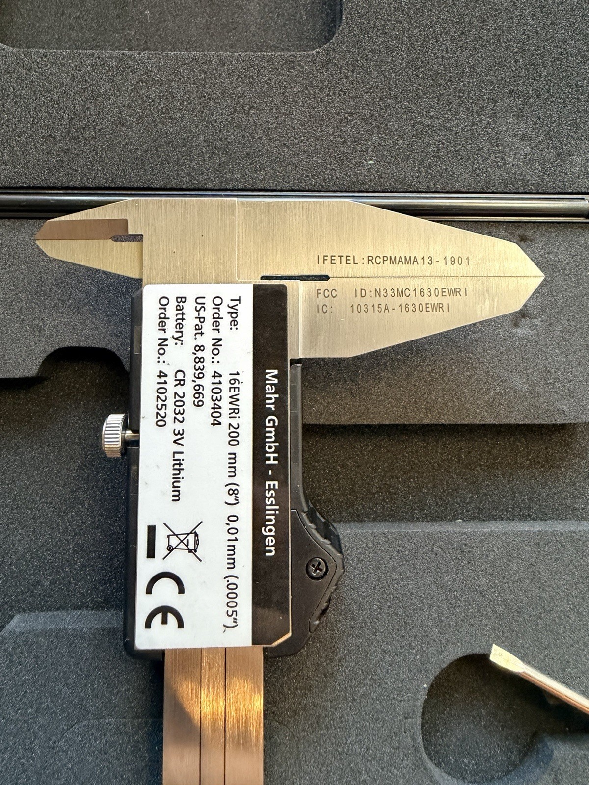 Mahr MarCal 16 EWRi Digital Callipers IP67 200mm MarConnect Depth Gauge 4103404