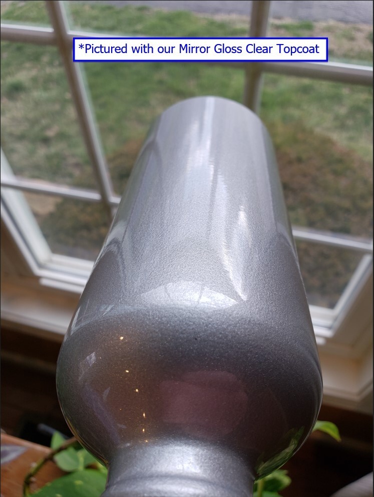 Metallic Silver Sparkle Powder Coating Paint lLB Made in USA