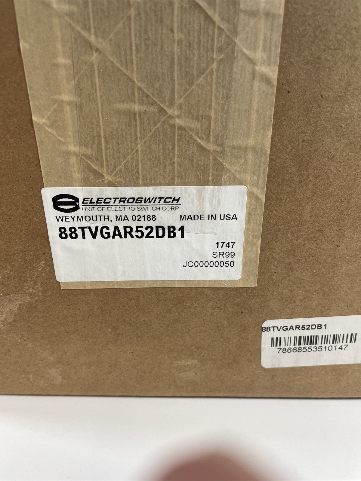 ELECTROSWITCH 88TVGAR52DB1 Electric Switch