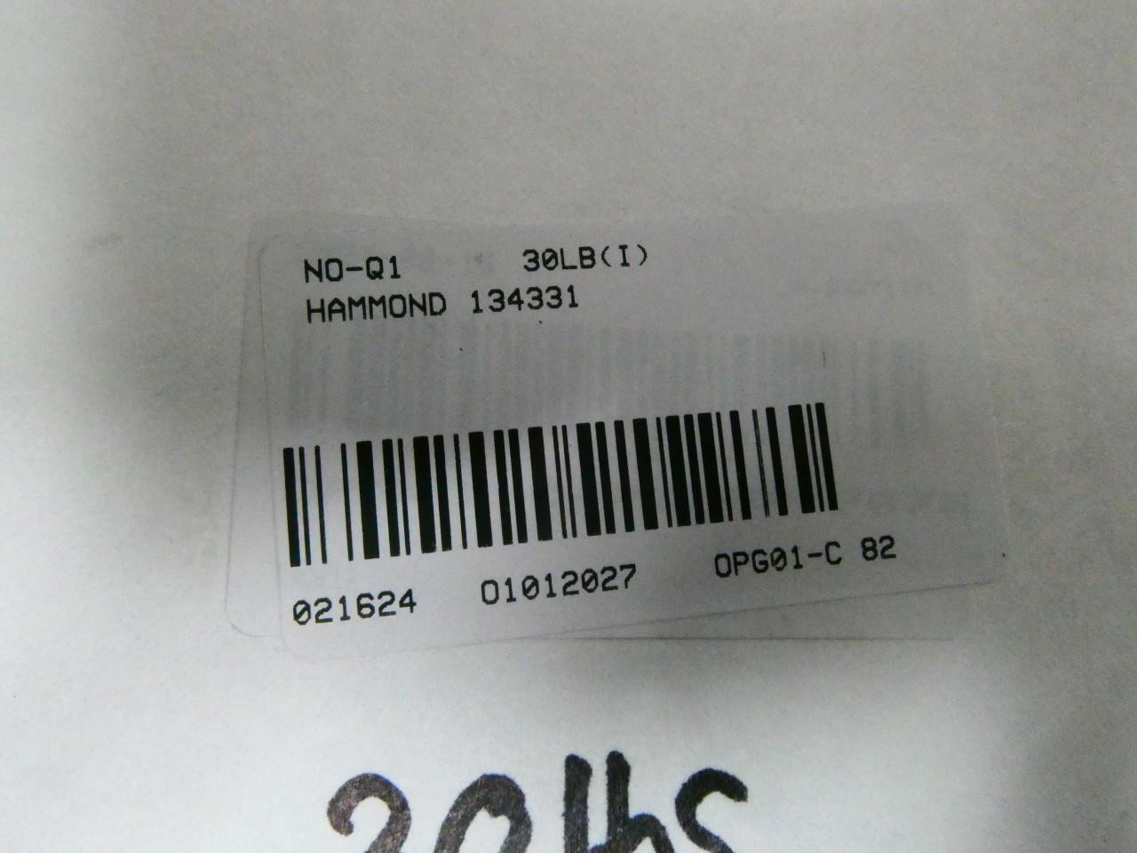 Hammond 134331 Transformer 3ph 1.05kva 230v-ac 110v-ac