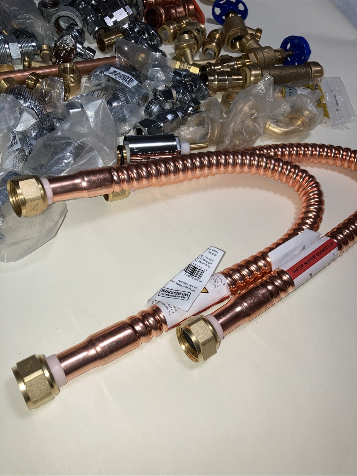 Shark Bite Mixed Fittings, Elbows, Valve, Hose brass, copper, & galvanized steel