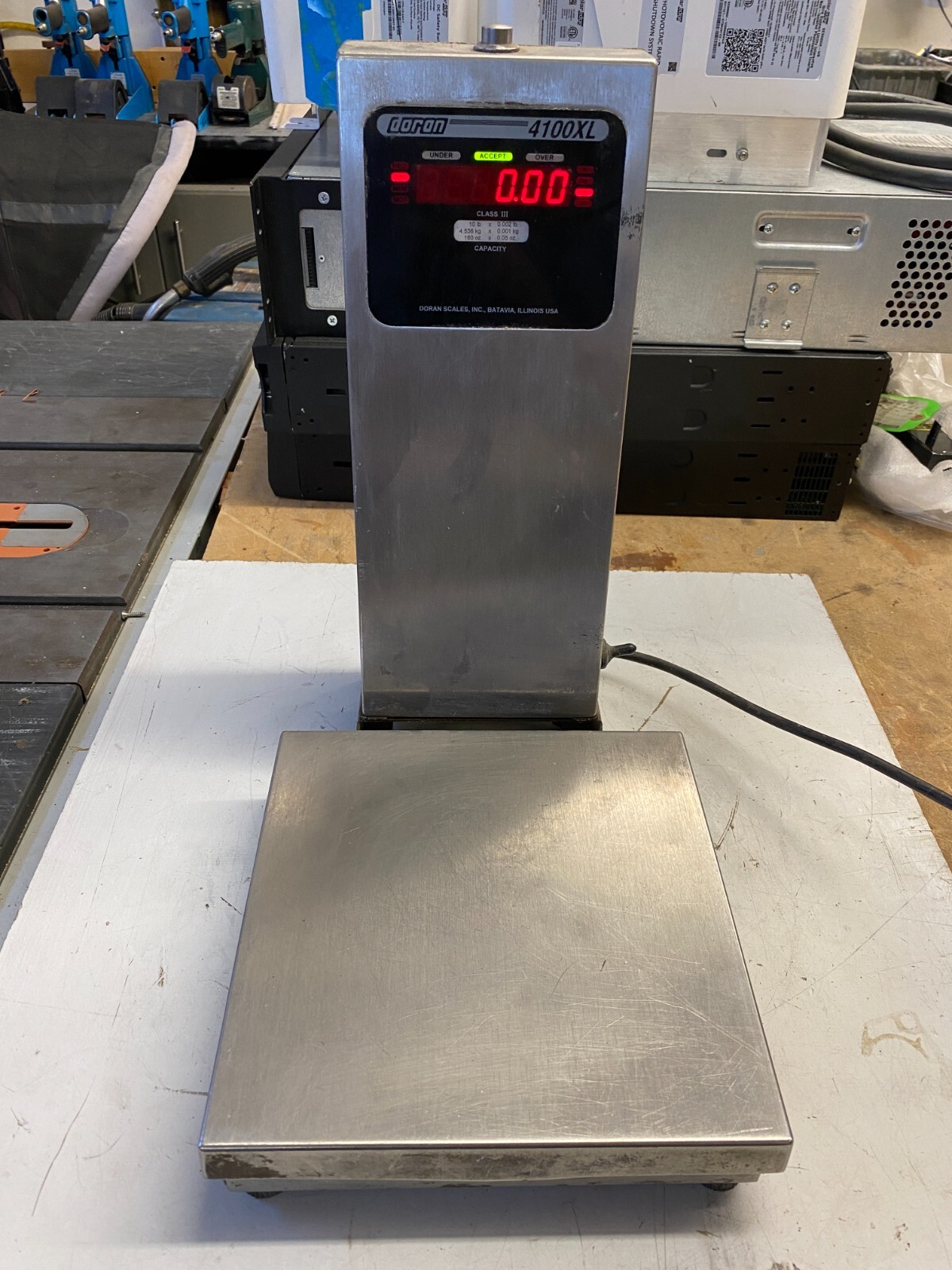 Doran Scales 4100XL Model DXL7010 10lb Capacity Over Under Check Balance