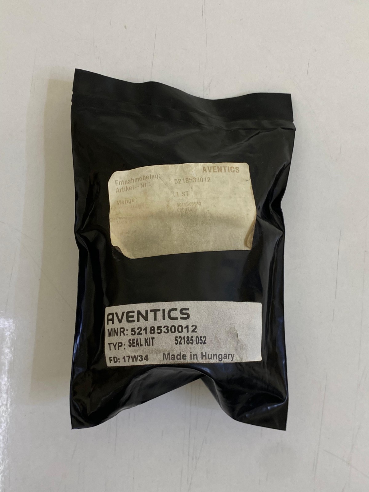 Aventics / Seal Kit / 5218530012 / 52185 052 / 521-853-001-2