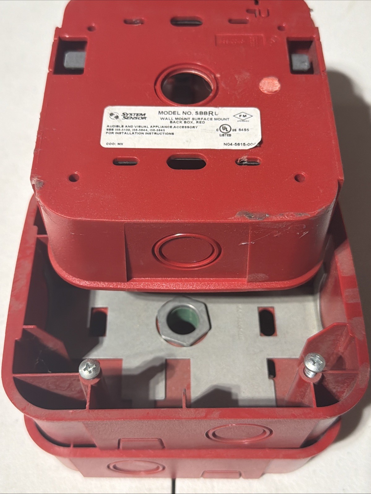 Lot Of (5) New Surplus No Box System Sensor Wall Surface Mount Back Box SBBRL