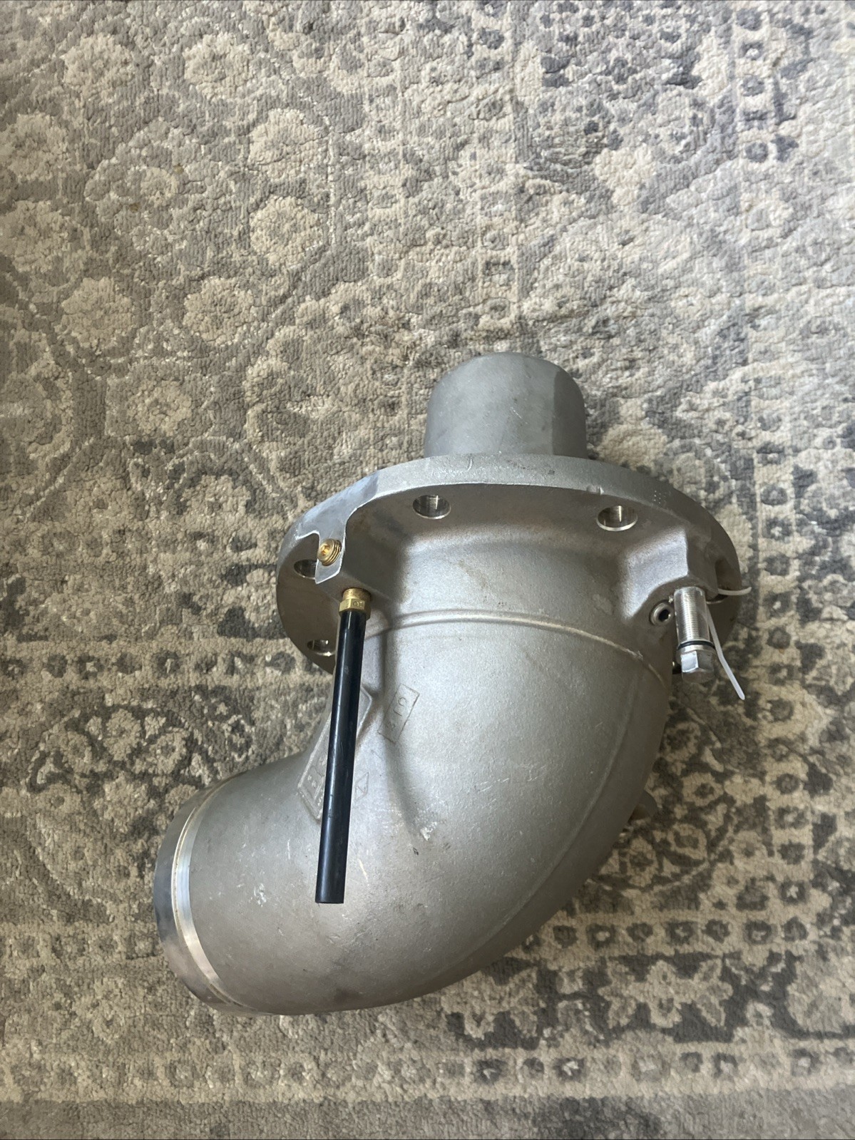 Betts EV46911ALTS 4 in. Aluminum Internal Air Emergency Valve – Elbow Grooved