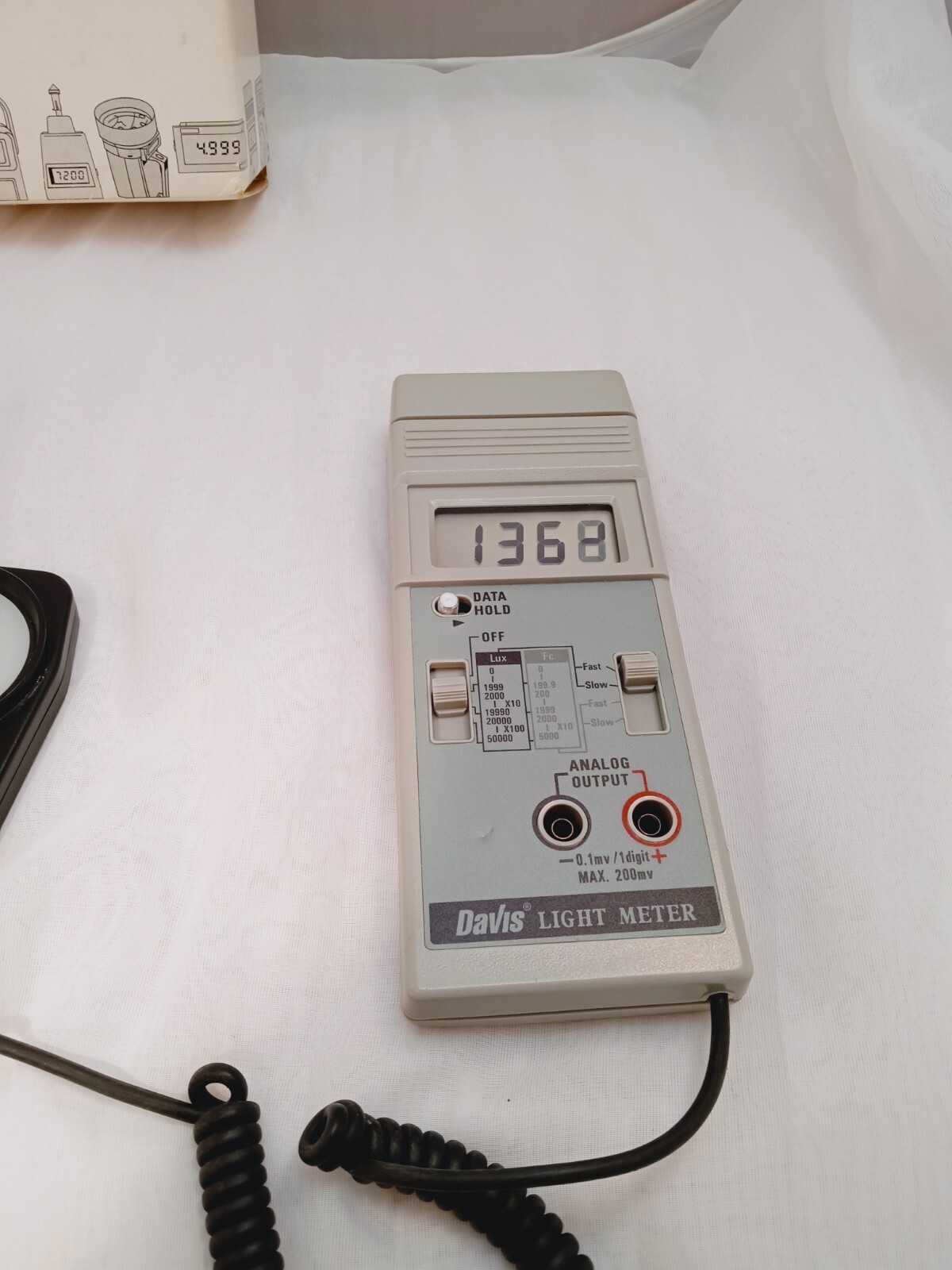 Extech Light Meter 401025 Intensity Lux And Foot Candles Measurement Instrument