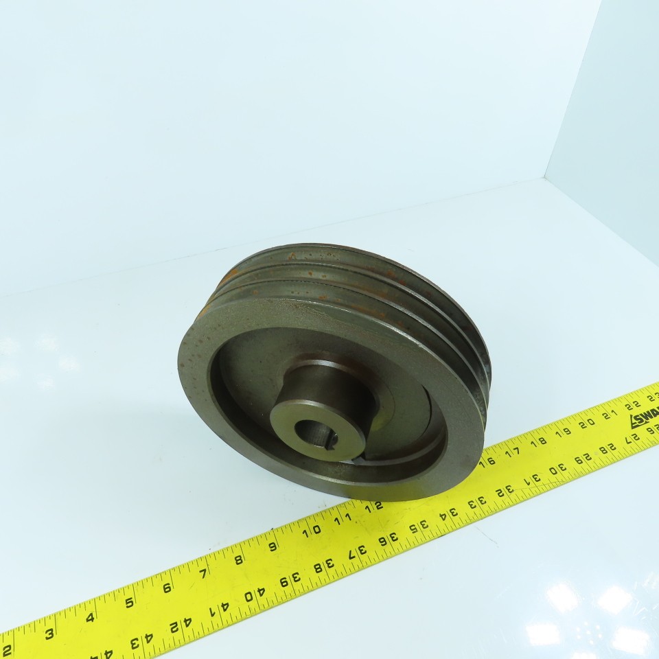 Marvel Model 9 3-Groove Transmission Drive Belt Pulley 1-1/8″ Bore