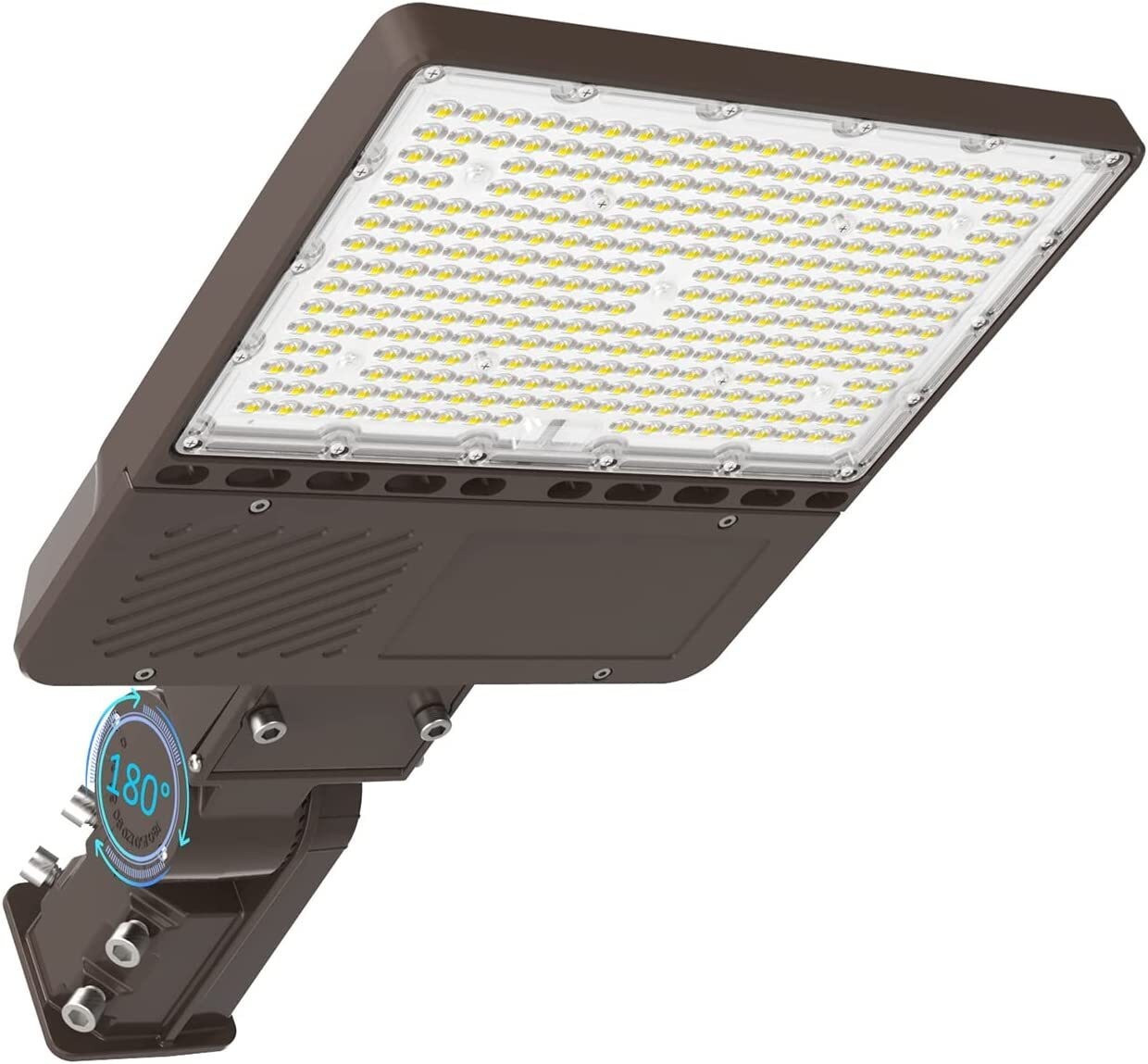 LED Parking Lot Lights 200W 28000LM 2 Pack Slip Fitter Mount Dusk to Dawn IP65