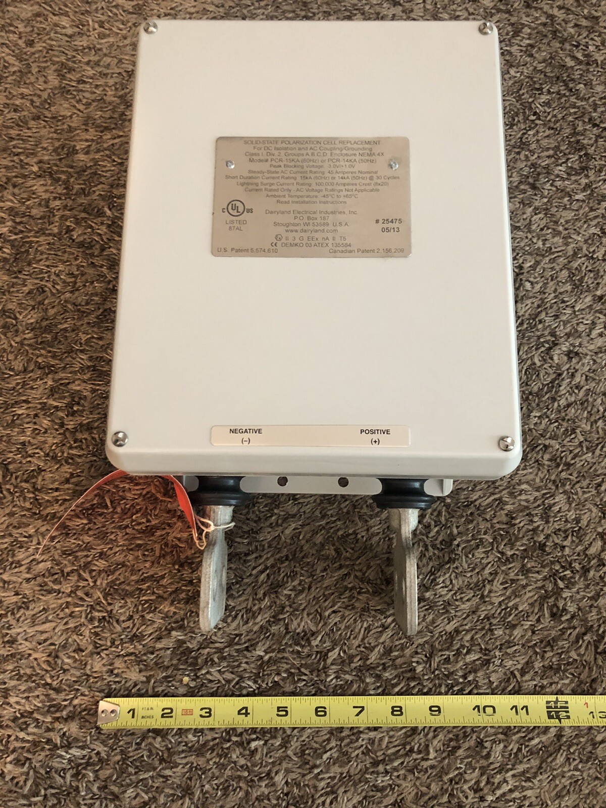 Dairyland Electrical PCR-15KA Polarization Cell Brand New with Hardware VF10