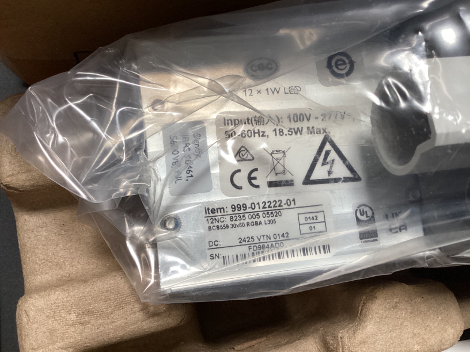 Philips 30X60 RGBA 1ft ColorGraze MX4 Powercore 999-012222-01 Color Kinetics