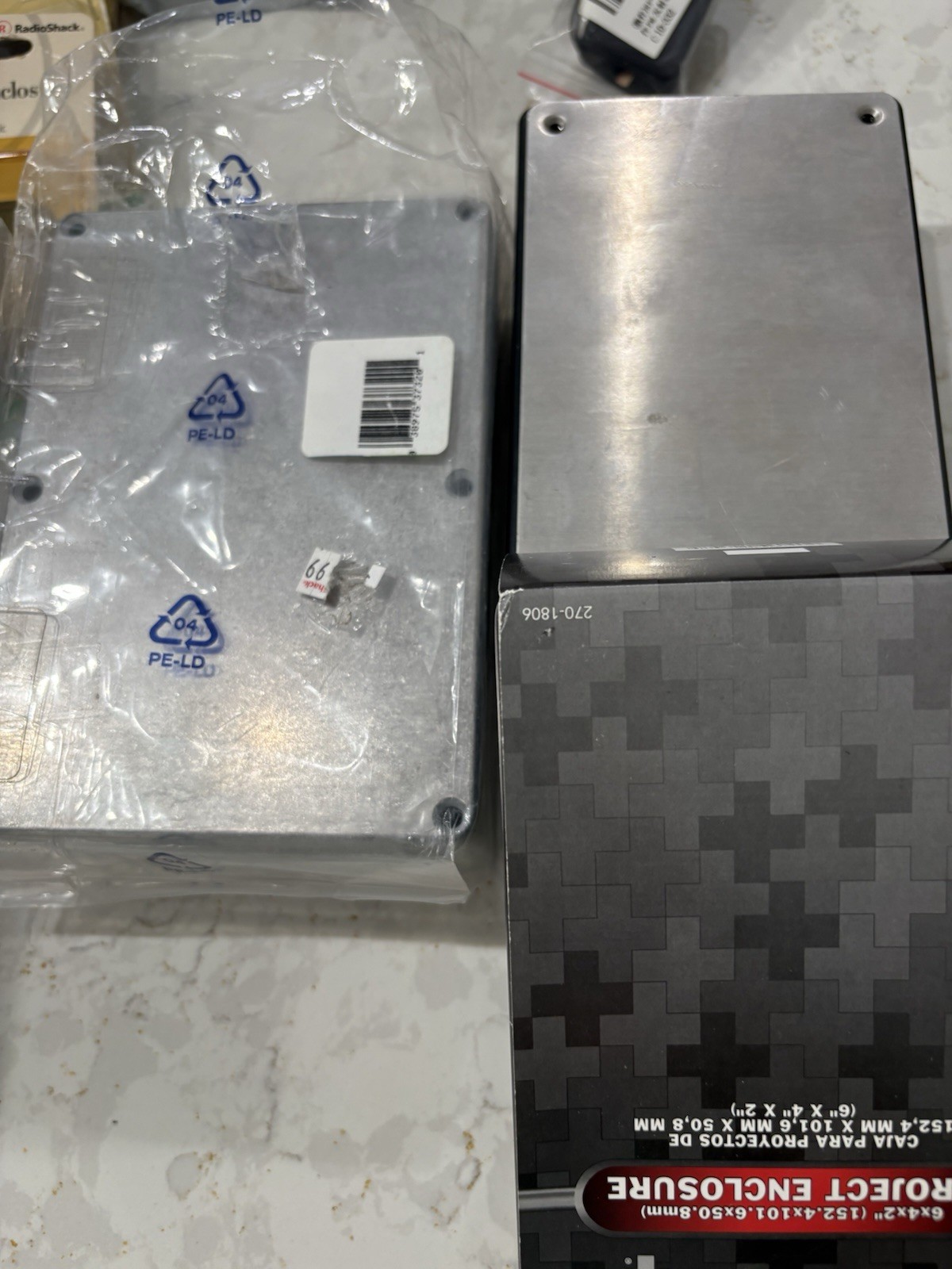 Electronic Project Enclosures Plastic Aluminum Various Sizes New Lot
