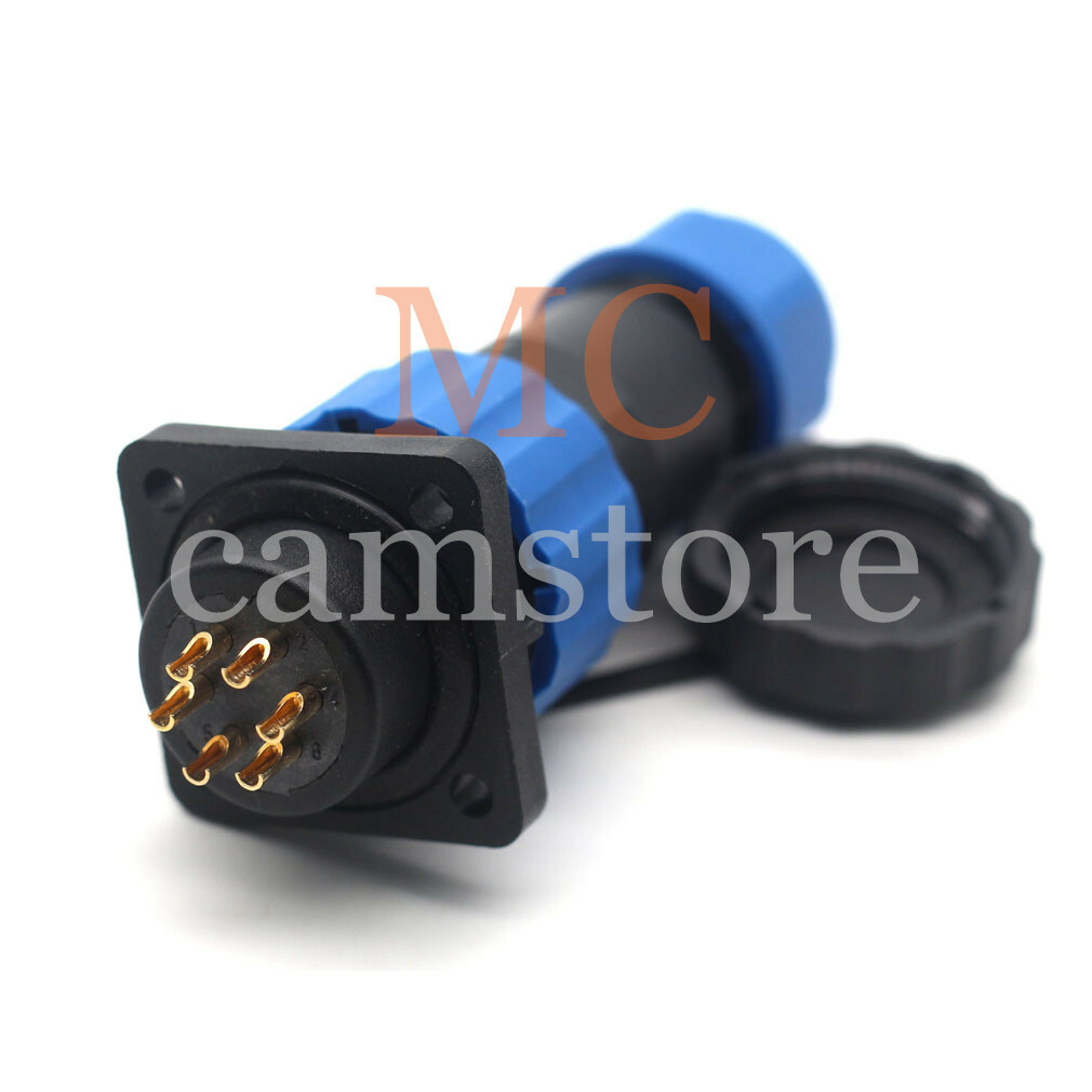 SD20 1-14pin Waterproof Connector, IP67 Electrical Aviation Industrial Plug