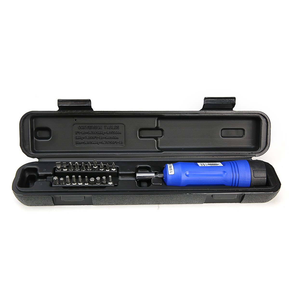 Stark USA 21-Pieces Adjustable Torque Screwdriver 14″ Long Shank 10-50 IN/LB
